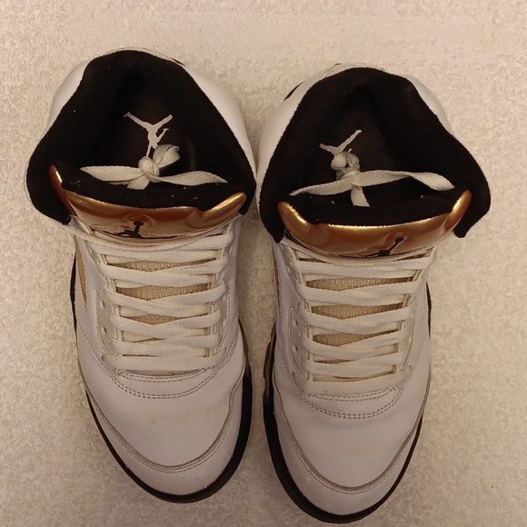 Jordan 5 Retro Olympic Gold ,Men's Size-8 - Picture 3 of 14